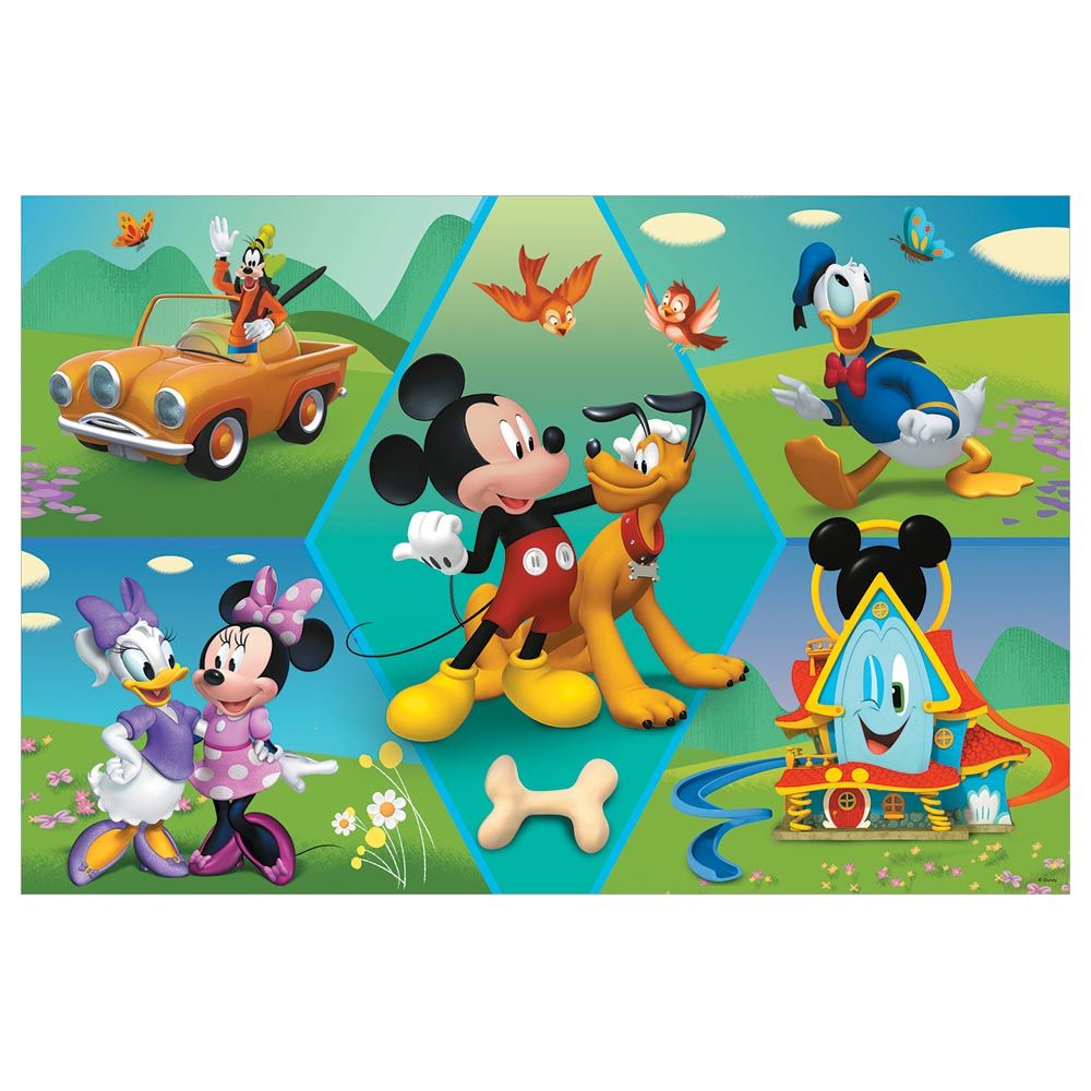 Mickey Mouse - It's Always Fun w/ Mickey Puzzle - XXL - 60pcs