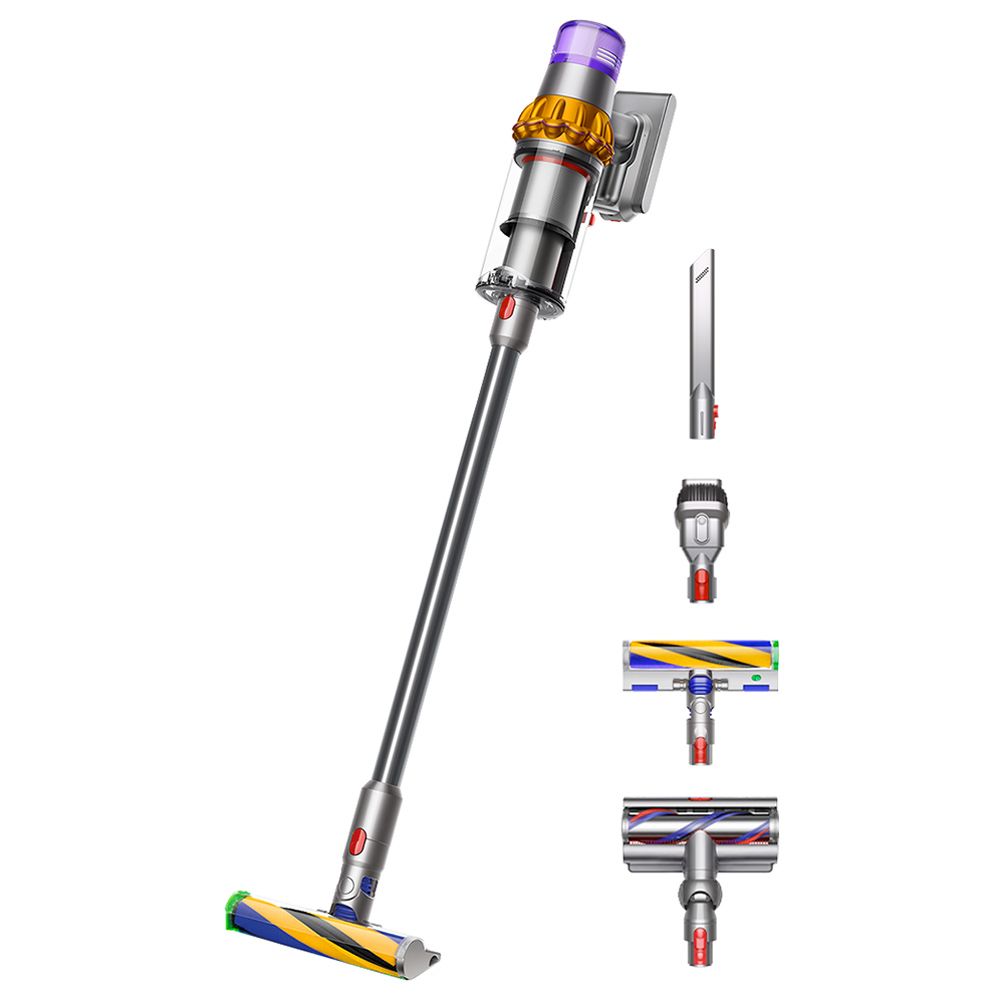 Dyson - V15 Detect Absolute Cordless Vacuum - Iron/Nickel