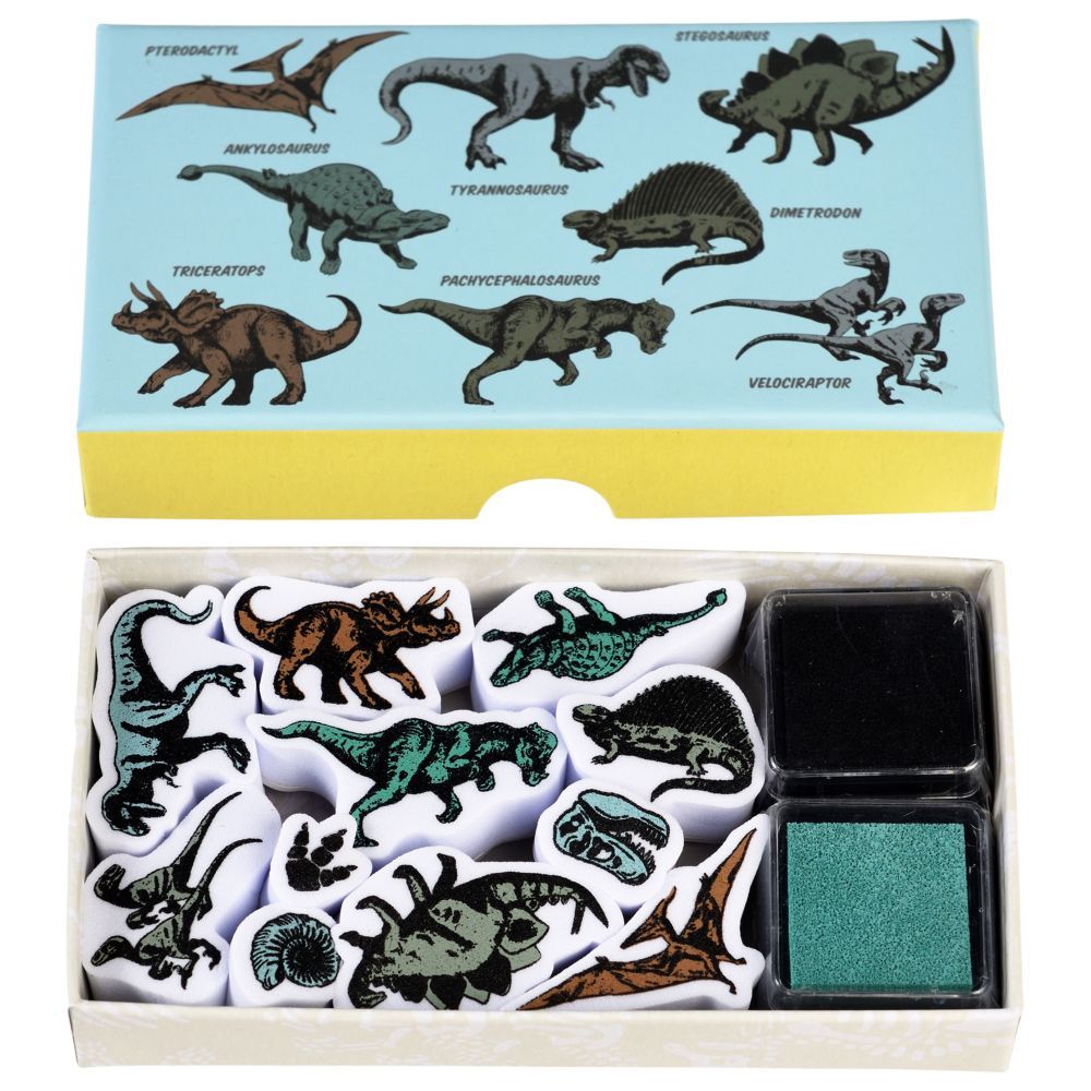 Rex London - Set Of Mini Stamps - Prehistoric Land - 11pcs