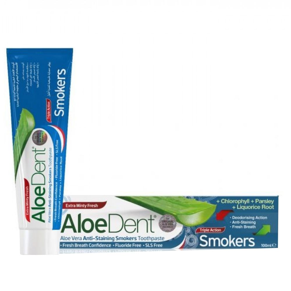 Aloedent - Triple Action Natural Toothpaste For Smokers - 100 ml