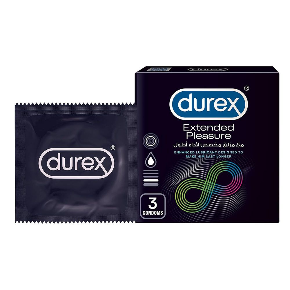 Durex - Extended Pleasure Condom - 3 Pcs