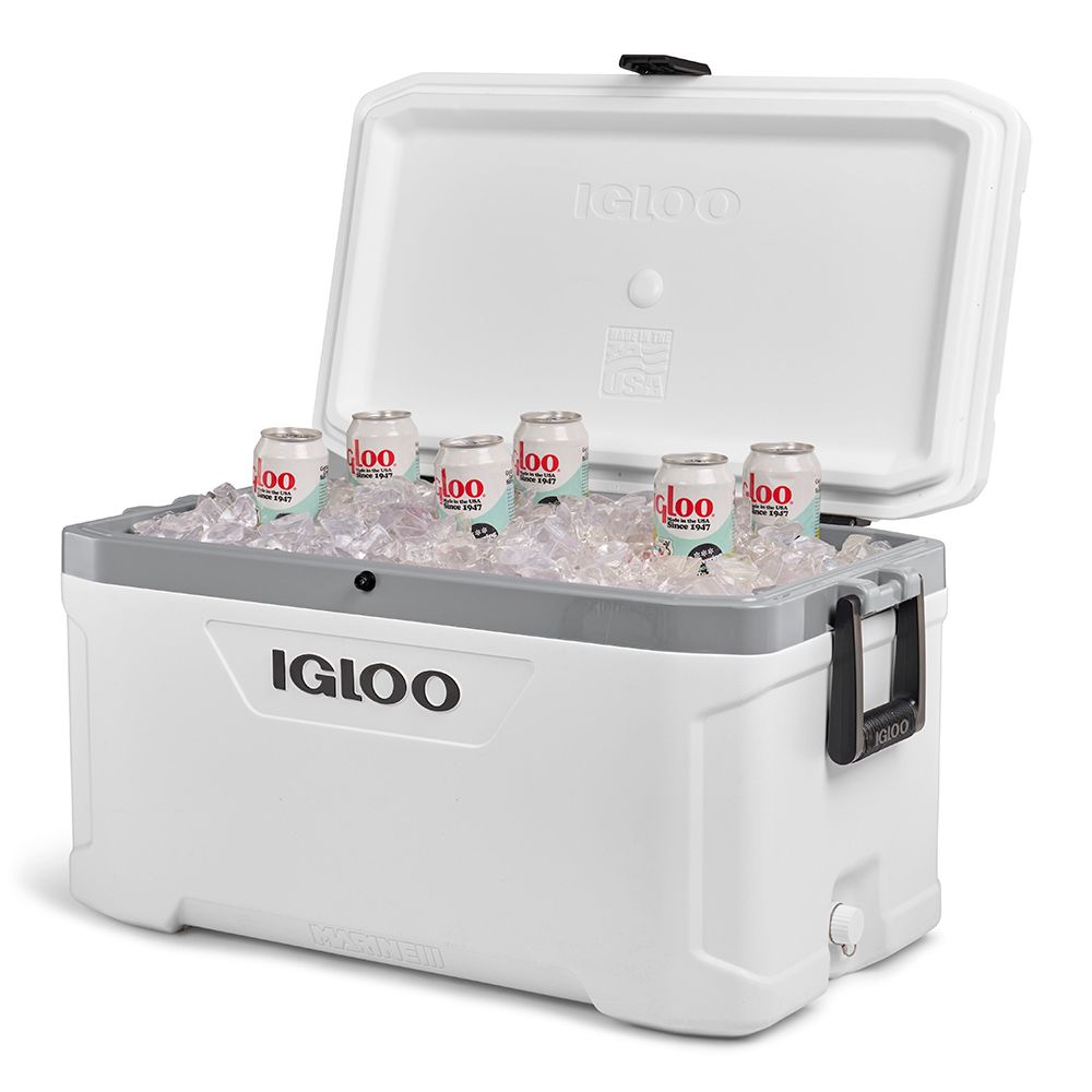 Igloo - Latitude Marine Ultra Cooler Box - White - 66 L