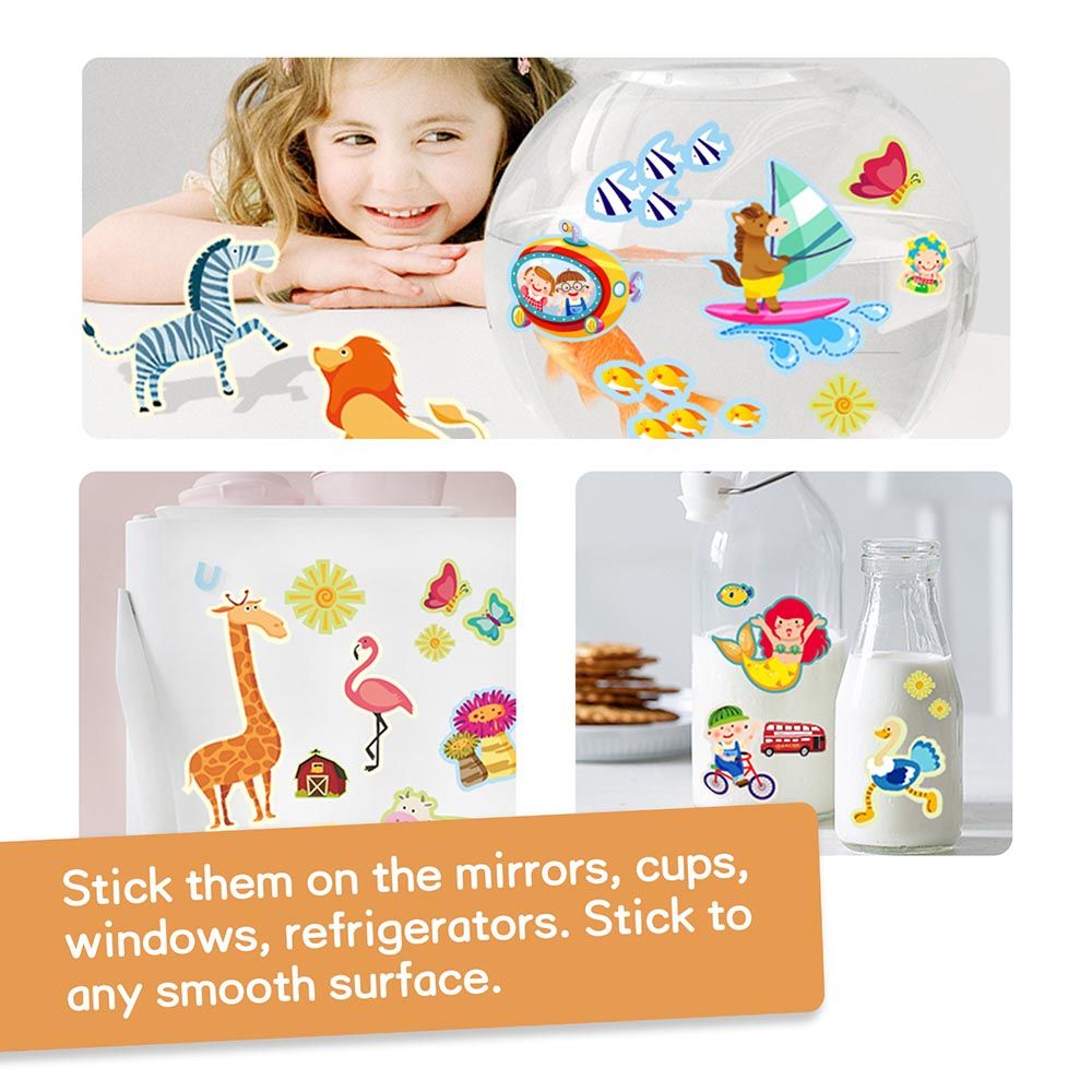 Jar Melo - Reusable Sticker Pad Set City Park