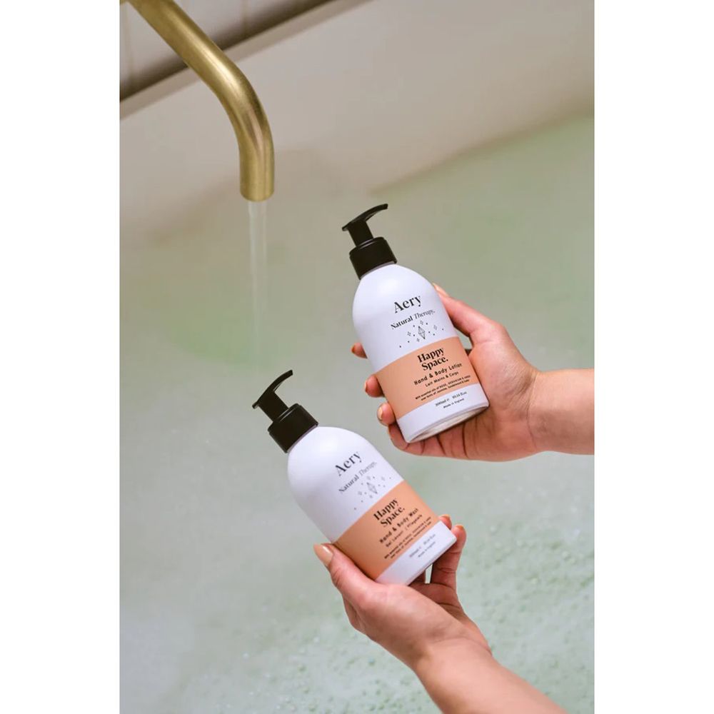 Aery - Happy Space Hand And Body Lotion With Wash - 300 ml - 2pcs