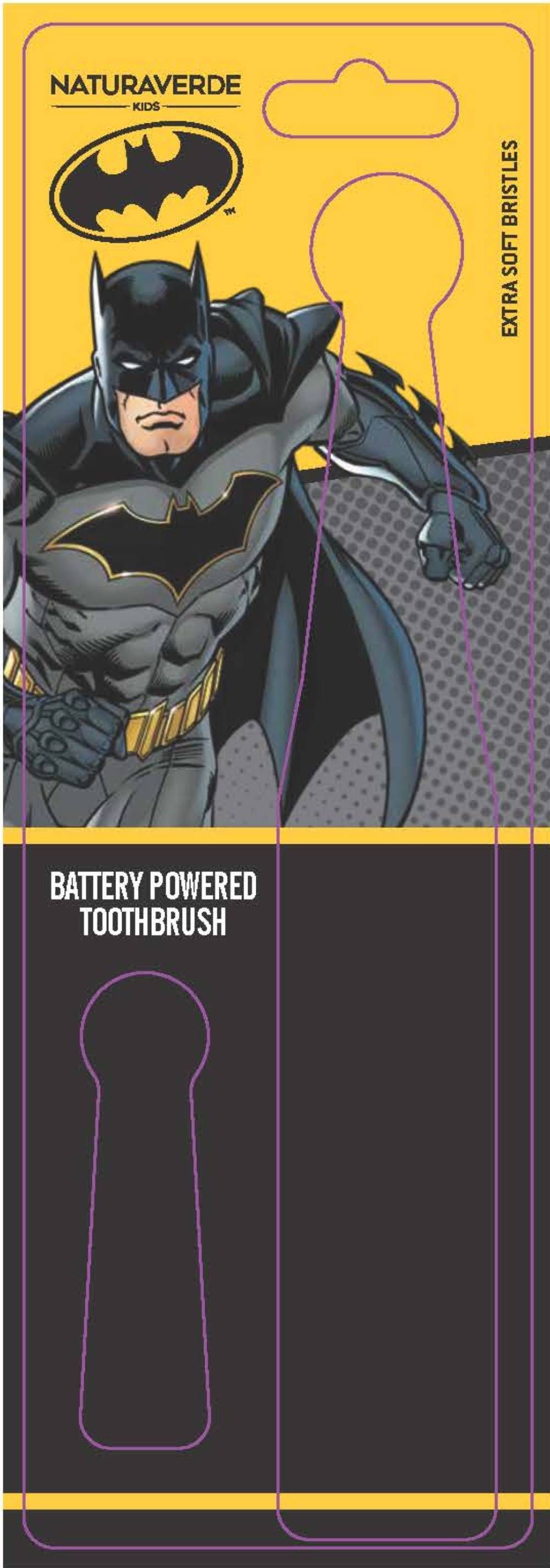 Naturaverde - Battery Powered Toothbrush - Batman