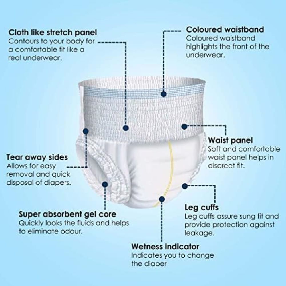 Kare In - Adult Diaper Pants - Large - 10 Pcs