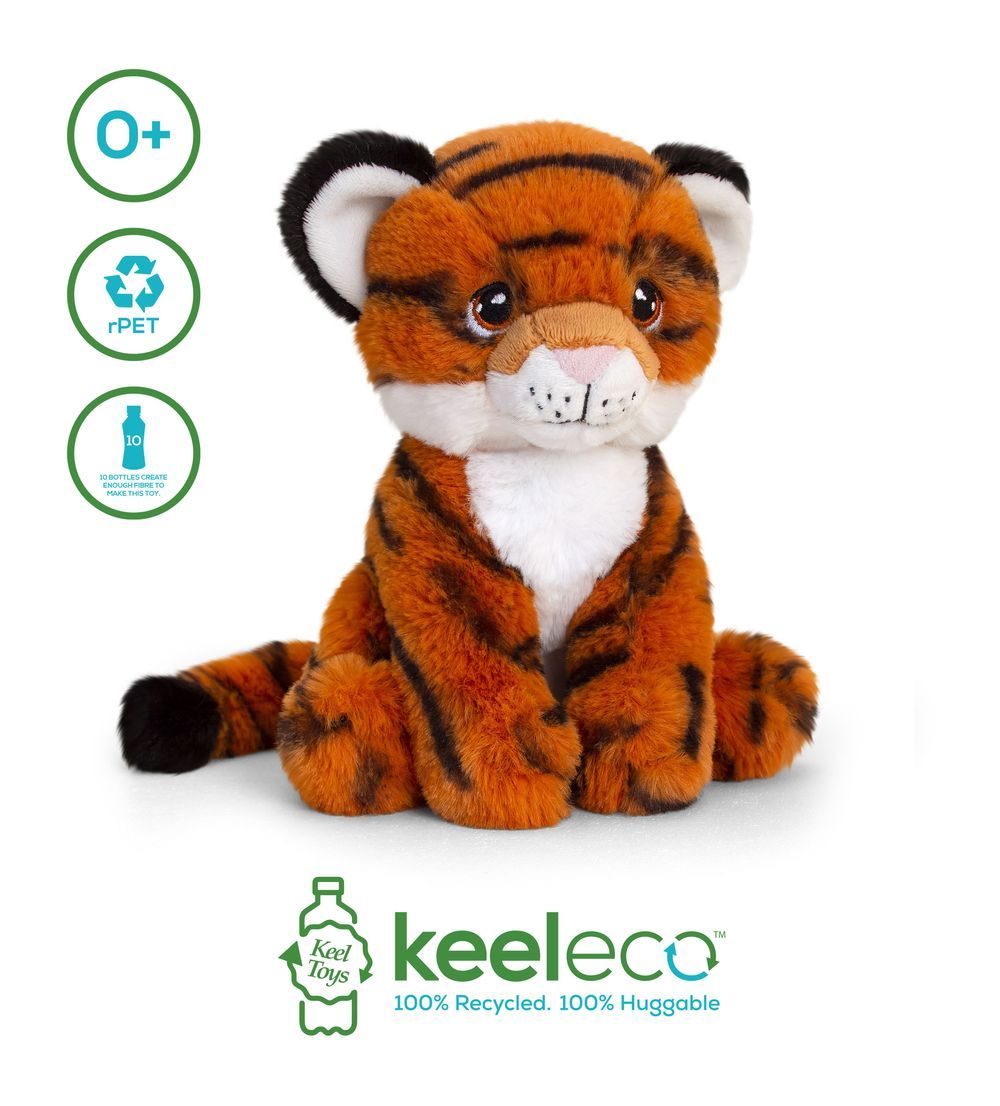 Keel Toys - Keeleco Tiger 18cm