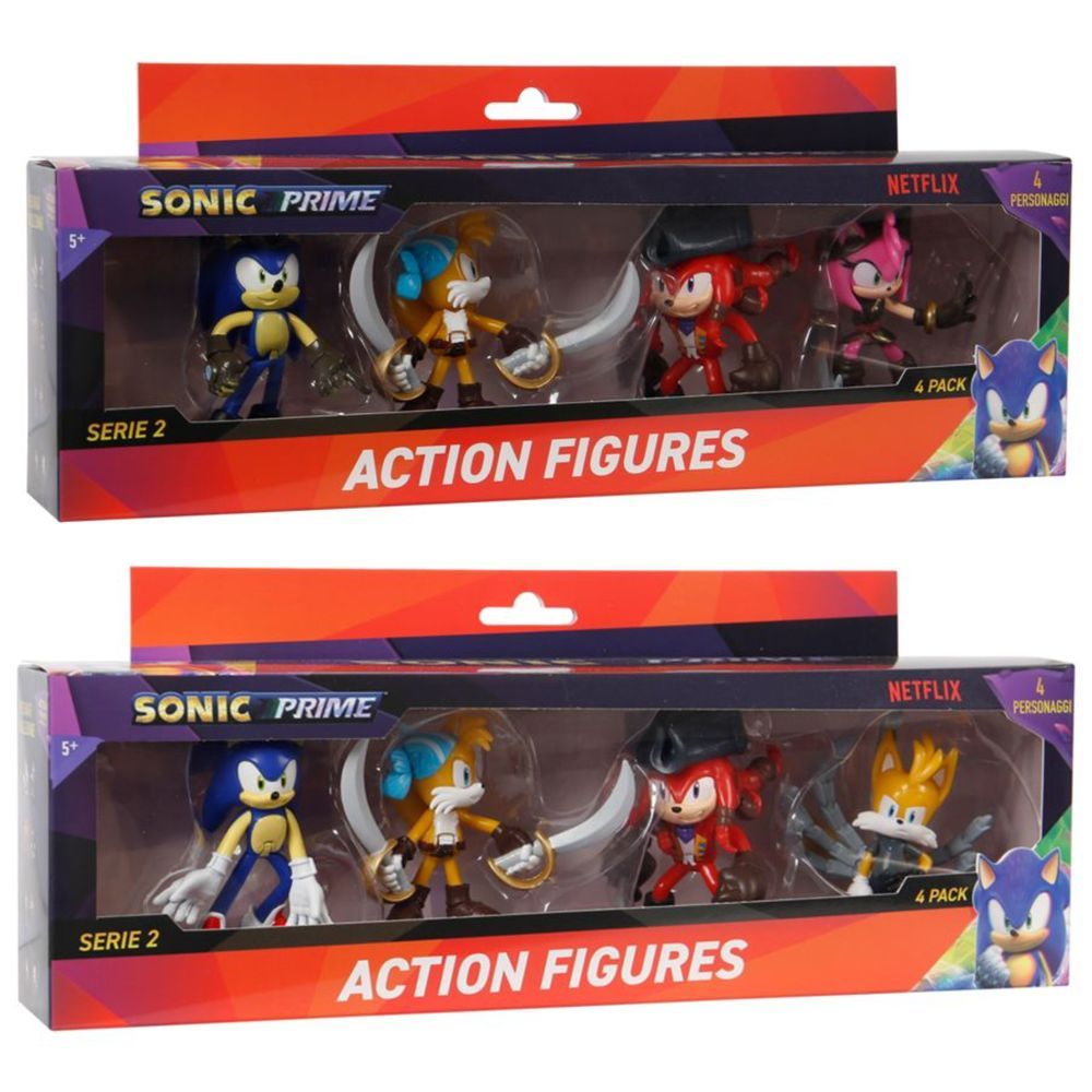 Sonic - Prime Articulated Action Figures - Pack of 1 - 4pcs - Design May Vary