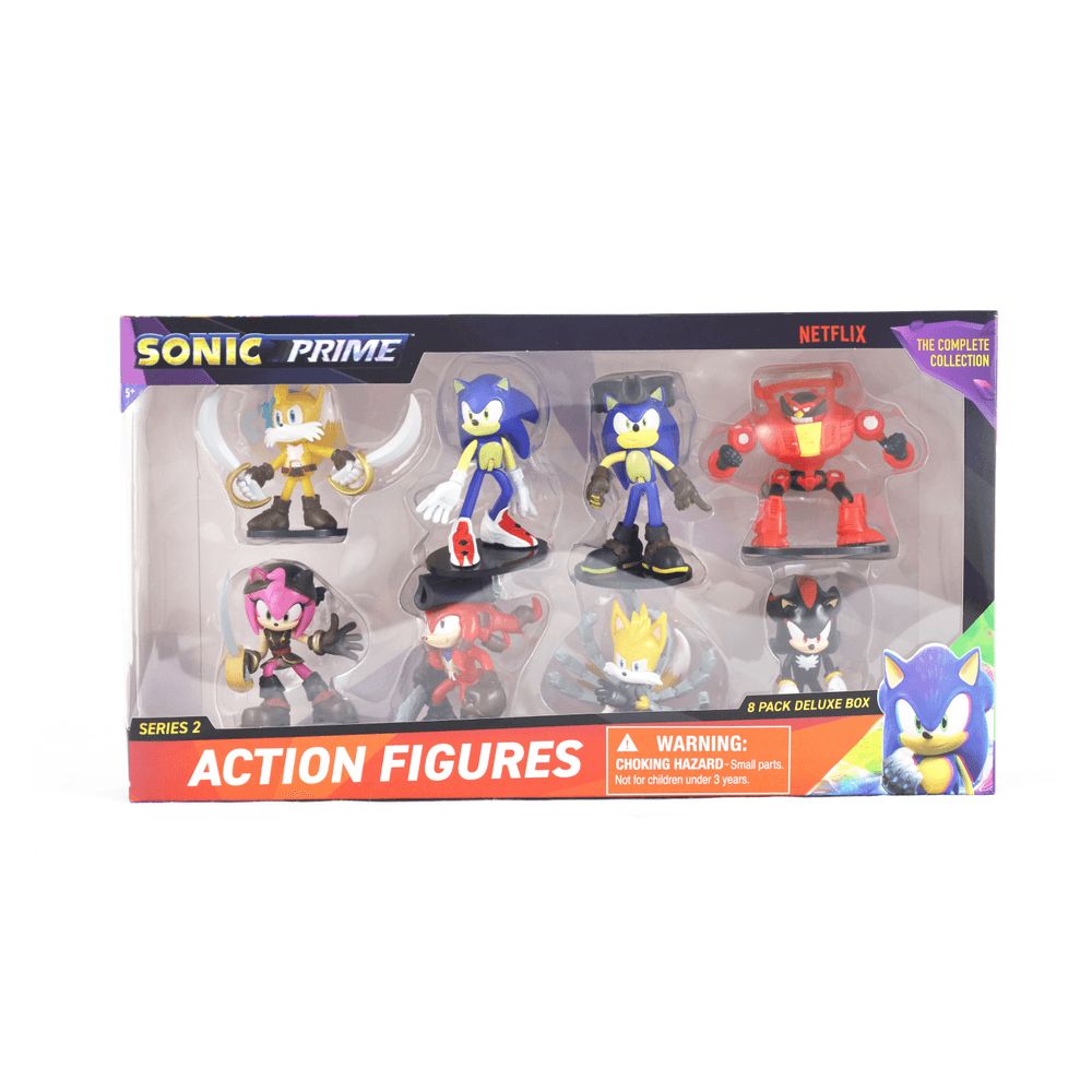 Sonic - Prime Articulated Action Figures - Pack of 1 - 8pcs