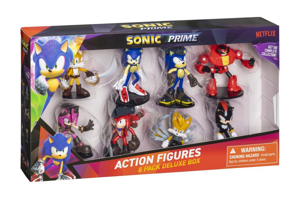 Sonic - Prime Articulated Action Figures - Pack of 1 - 8pcs