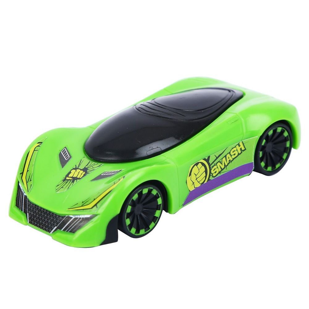 Marvel - Smash Racer Pull Back Car - Hulk - Green