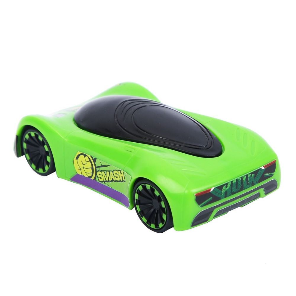 Marvel - Smash Racer Pull Back Car - Hulk - Green