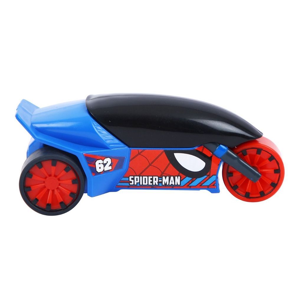 Marvel - 62 Pull Back Rider Car - Spiderman