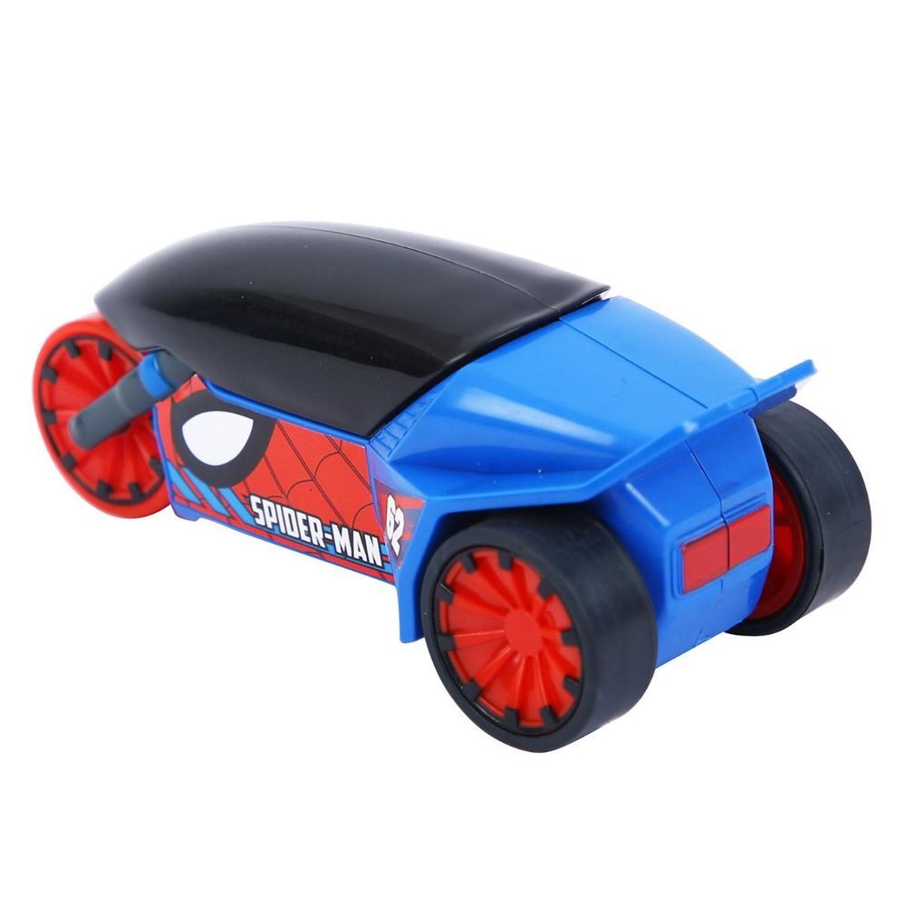 Marvel - 62 Pull Back Rider Car - Spiderman