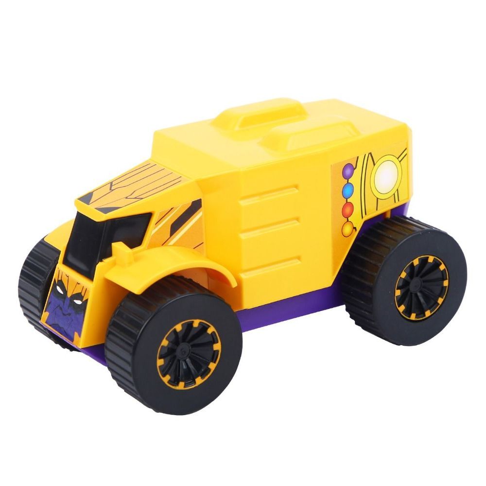 Marvel - Pull Back Mightiest Truck - Thanos - Yellow