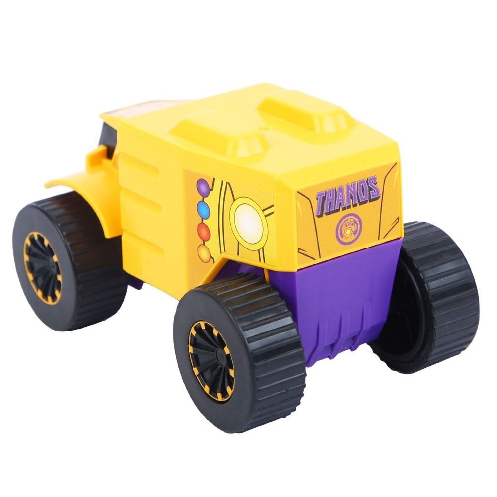 Marvel - Pull Back Mightiest Truck - Thanos - Yellow