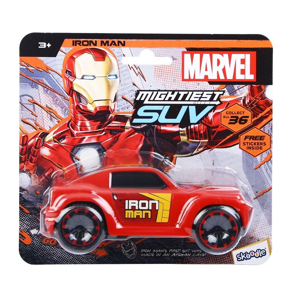 Marvel - Pull Back Mightiest SUV Car - Ironman