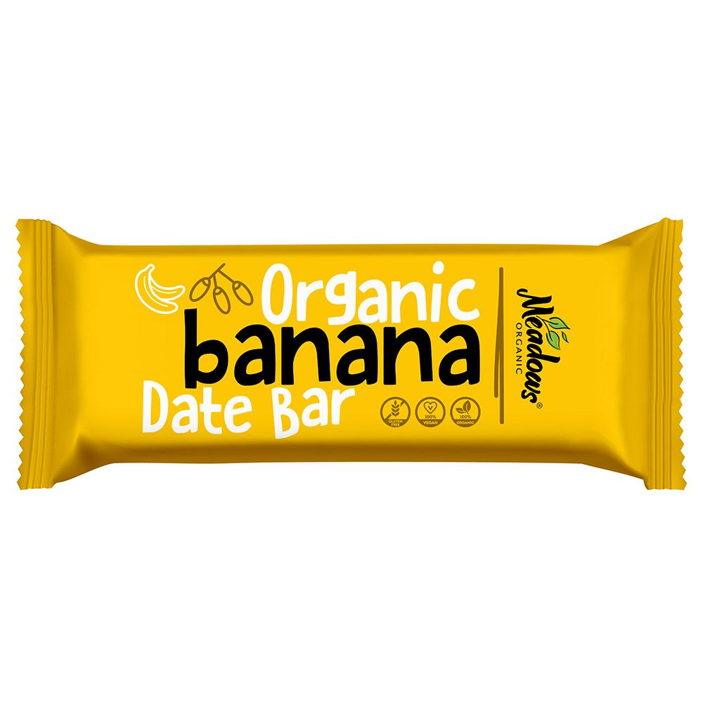 Meadows Organic - Banana Date Bar - 24 Pcs - 40 gm