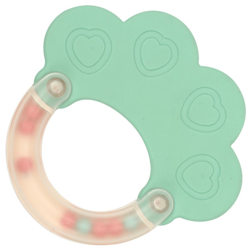 Eurekakids - Silicone Baby Teether And Rattle Set - 4pcs