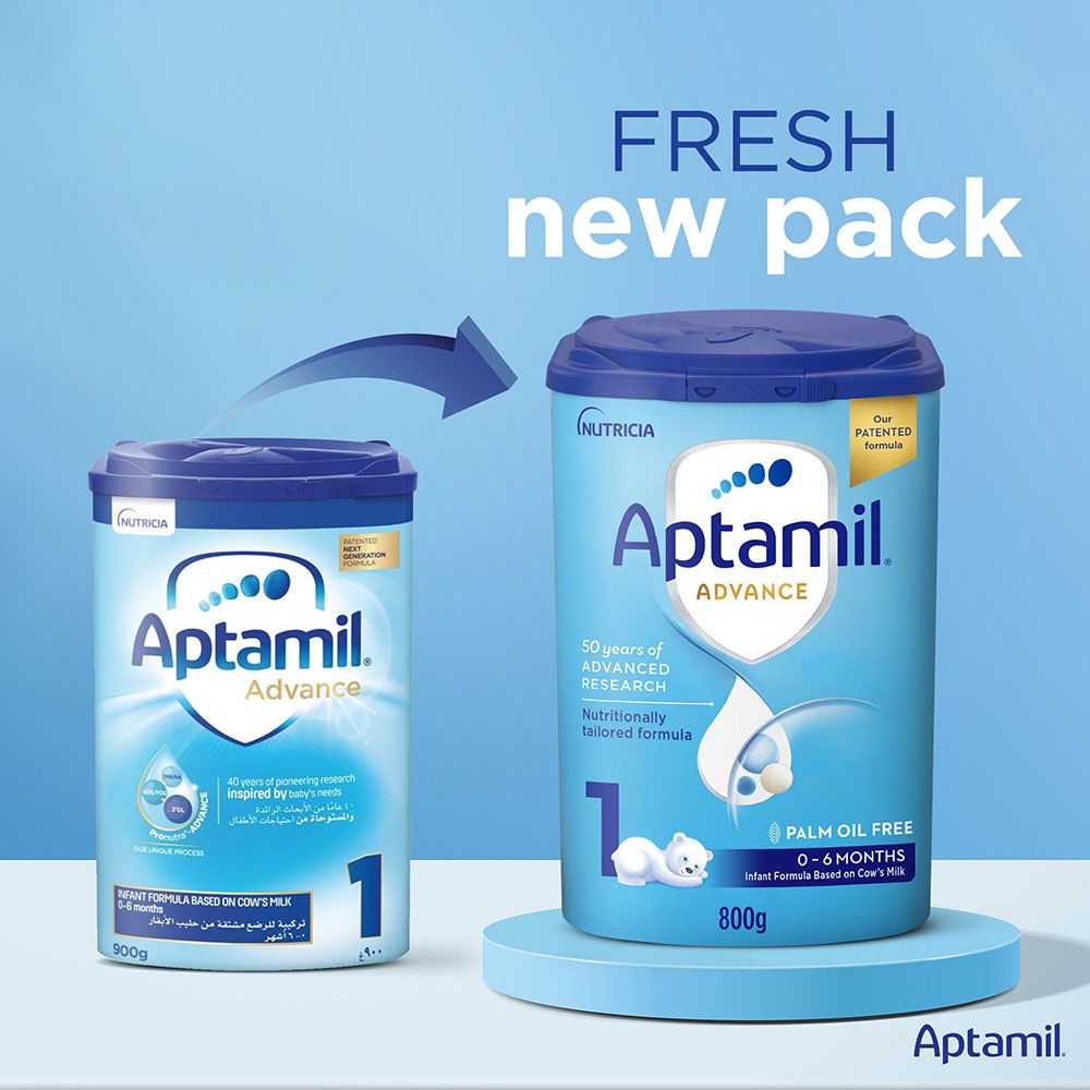 Aptamil - Advance 1 Palm Oil Free Infant Milk Formula - 800 g