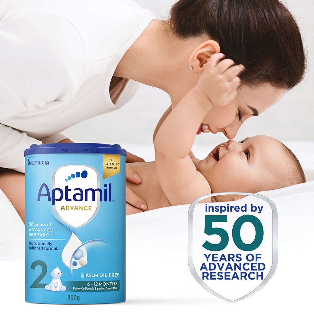 Aptamil - Advance 2 Palm Oil Free Follow On Formula - 800 g