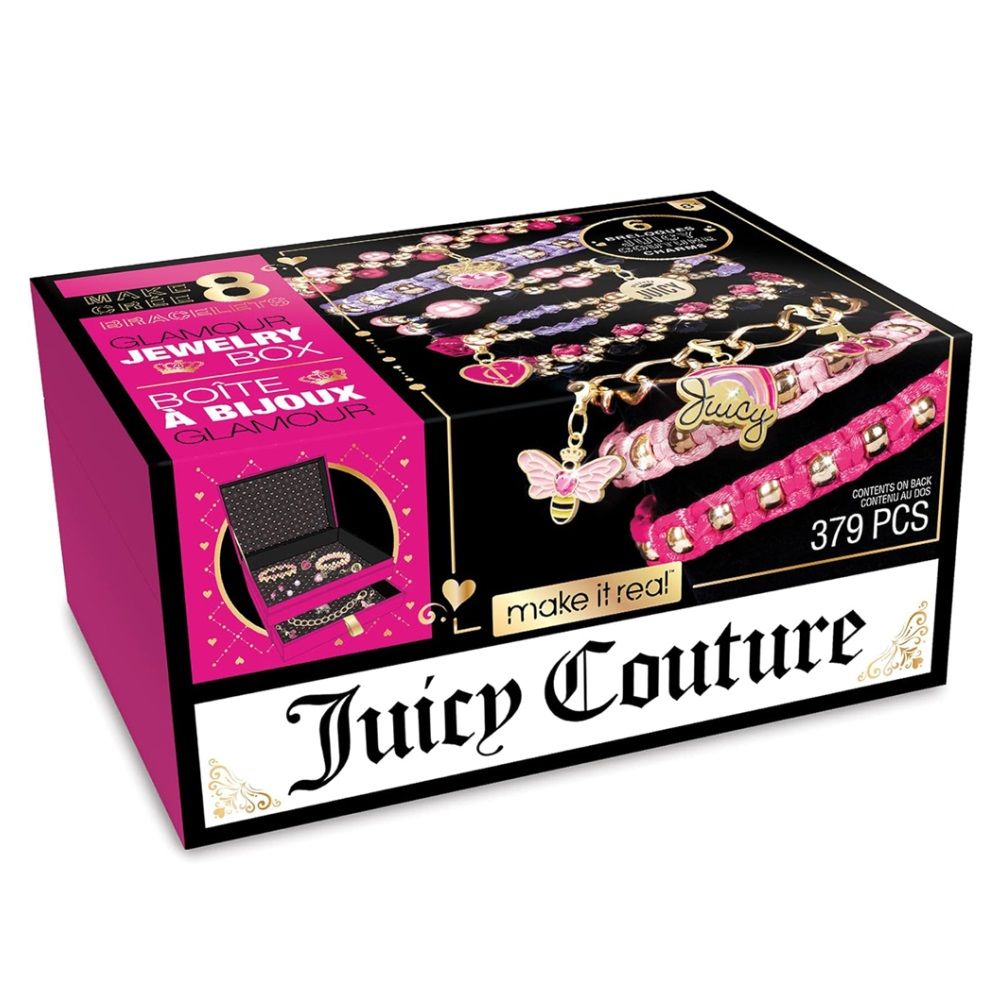 Juicy Couture - Glamour Jewellery Box Craft Kit - 379pcs