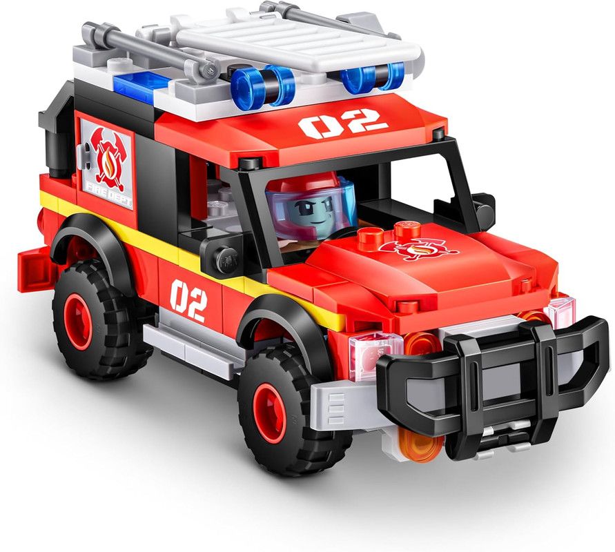 Zuru - Max Fire Brigade Action Building Blocks Adventure Playset - 265 Pcs