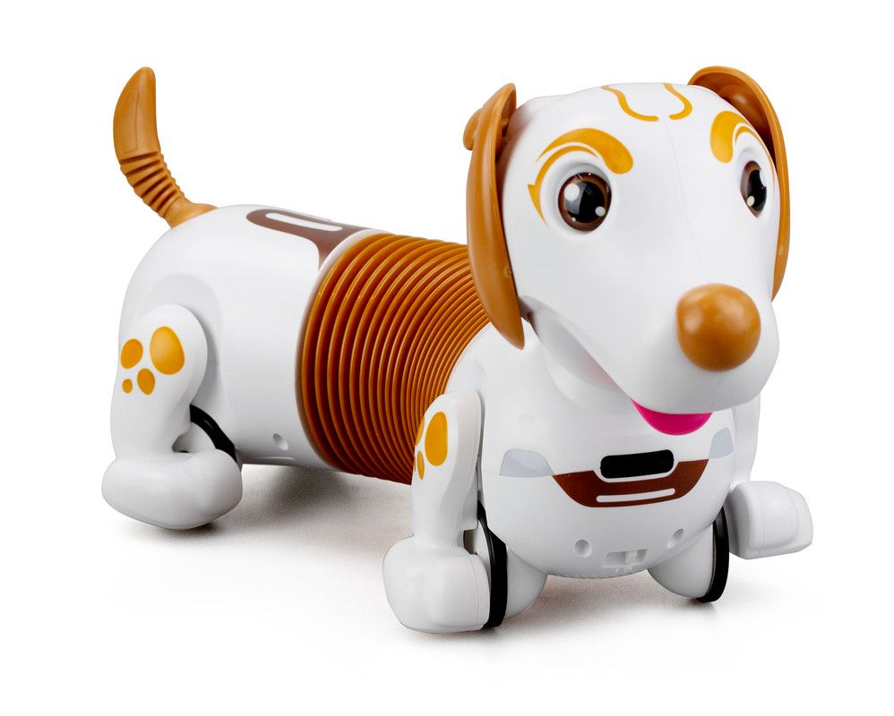 Silverlit - Ycoo Robo Dash D Robotic Puppy Toy - Brown/White