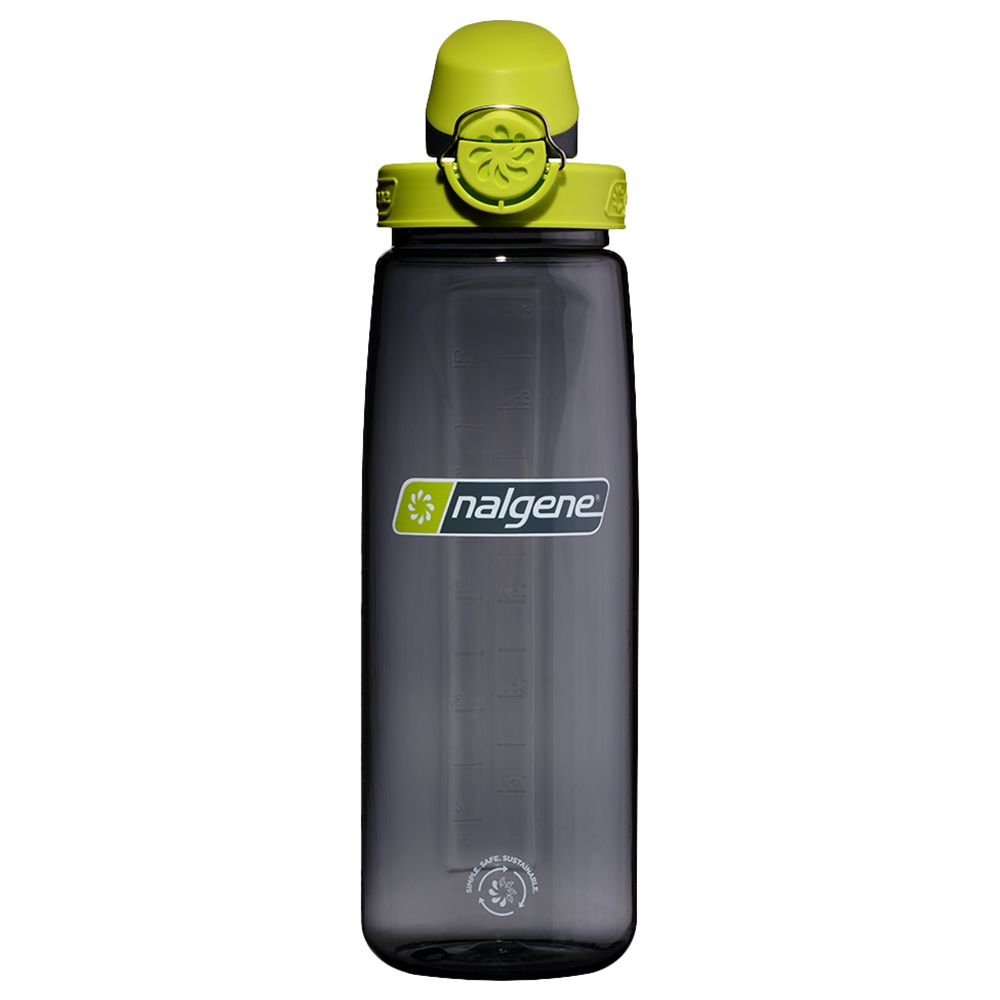 Nalgene - 'On The Fly' Tritan Bottle Charcoal With Lime Spout Sustain 700ml