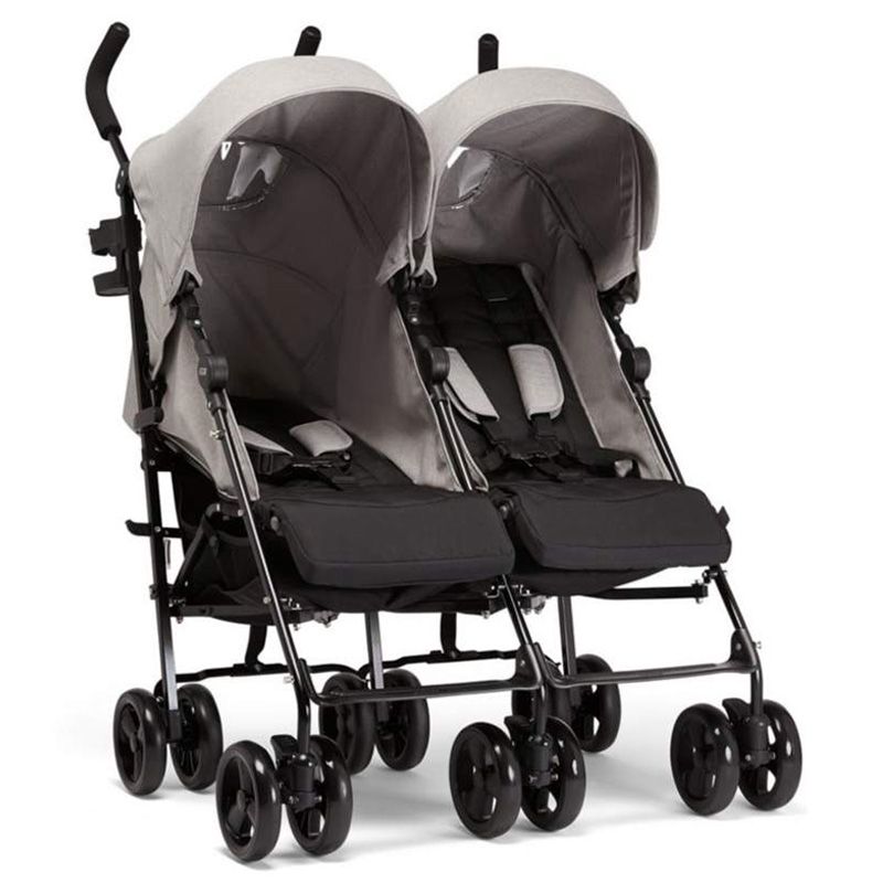 Mamas & Papas - Cruise Twin Folding Buggy - Grey Marl