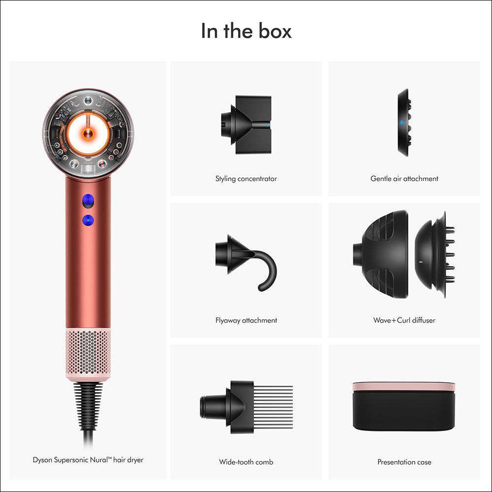 Dyson - Supersonic Nural Hair Dryer - Strawberry Bronze/Blush Pink - 1600 W