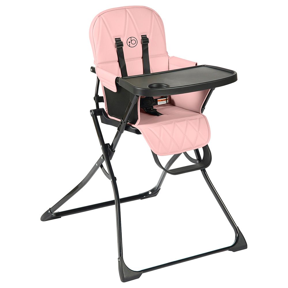 Ickle Bubba - Flip Magic Fold Highchair - Blush Pink