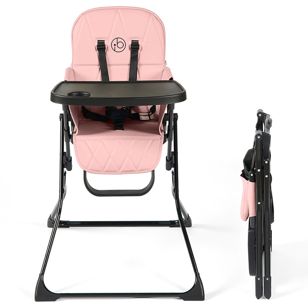 Ickle Bubba - Flip Magic Fold Highchair - Blush Pink