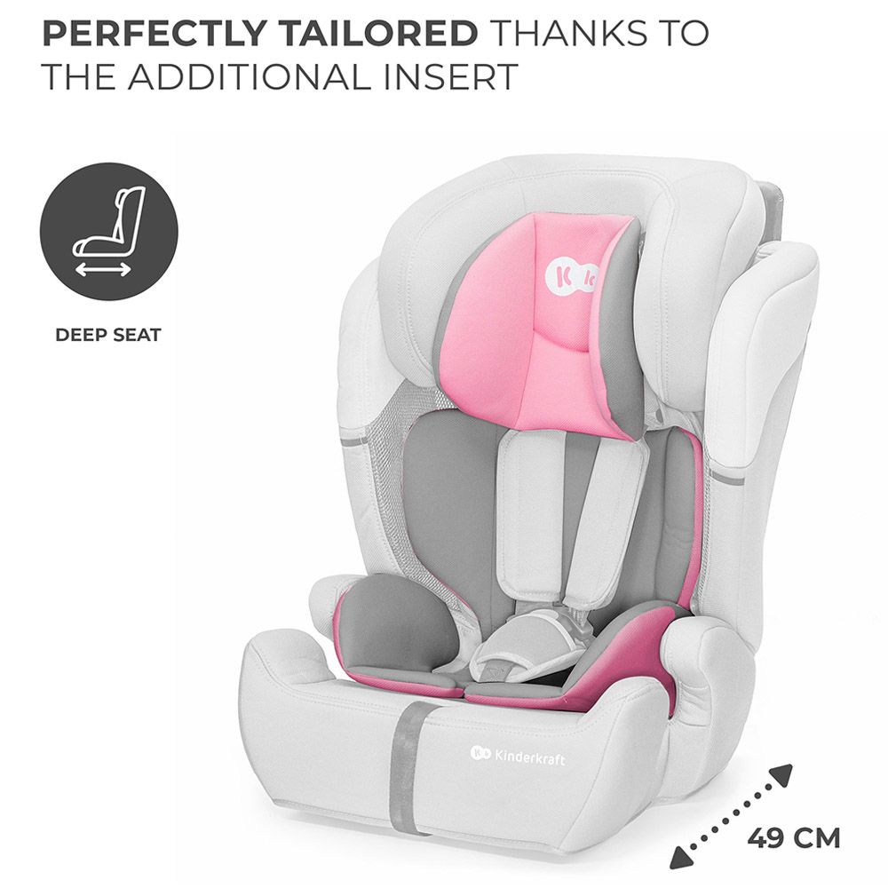 Kinderkraft - Comfort Up i-Size Car Seat 15m-12years (9-36kg) - Pink