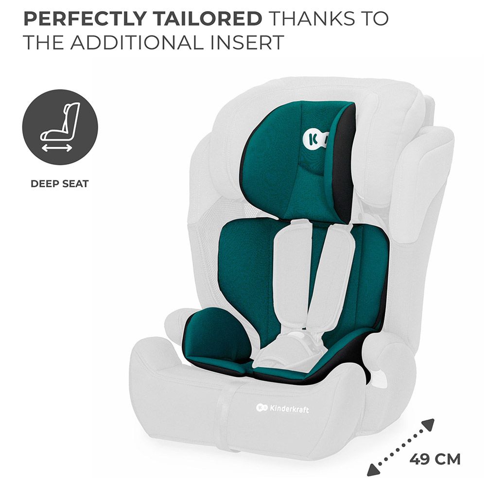 Kinderkraft - Comfort Up i-Size Car Seat 15m-12years (9-36kg) - Green