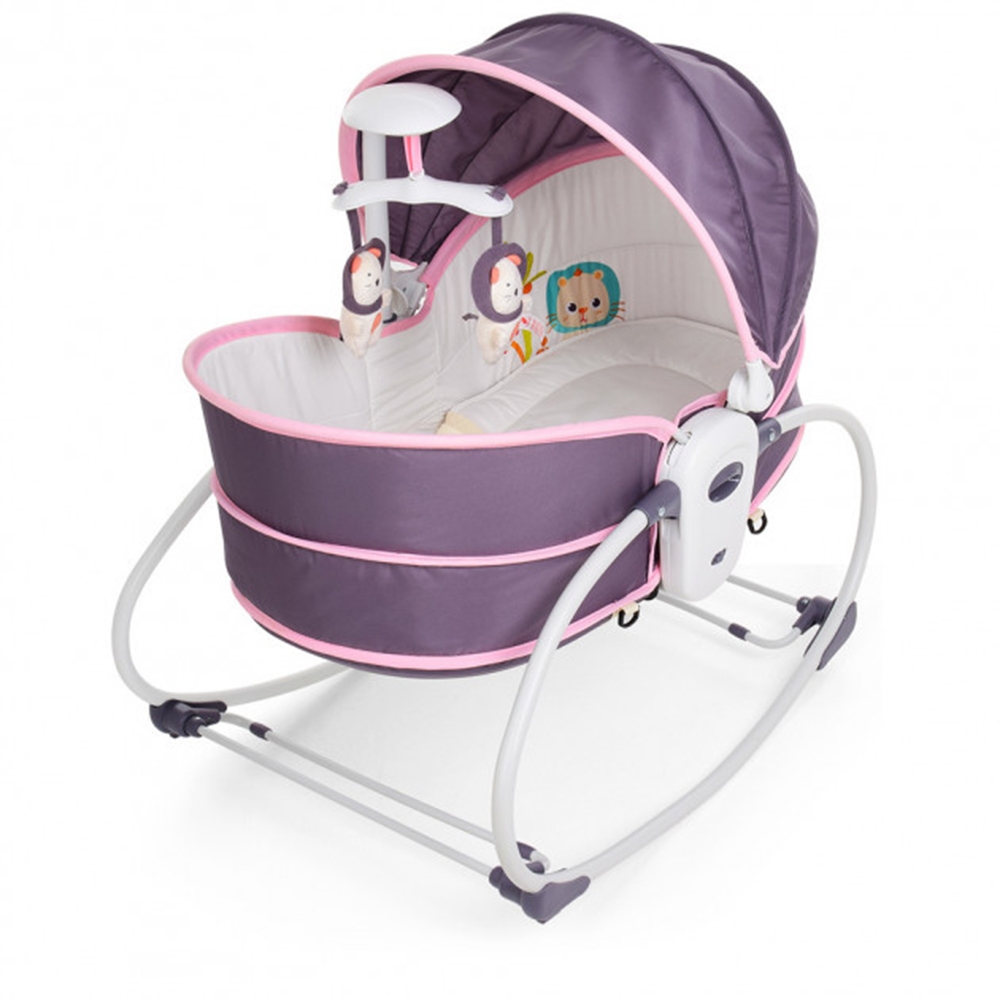 Mastela Baby Rocker Bassinet Cradle 5In1 Newborn Purple Buy at Best Price from Mumzworld