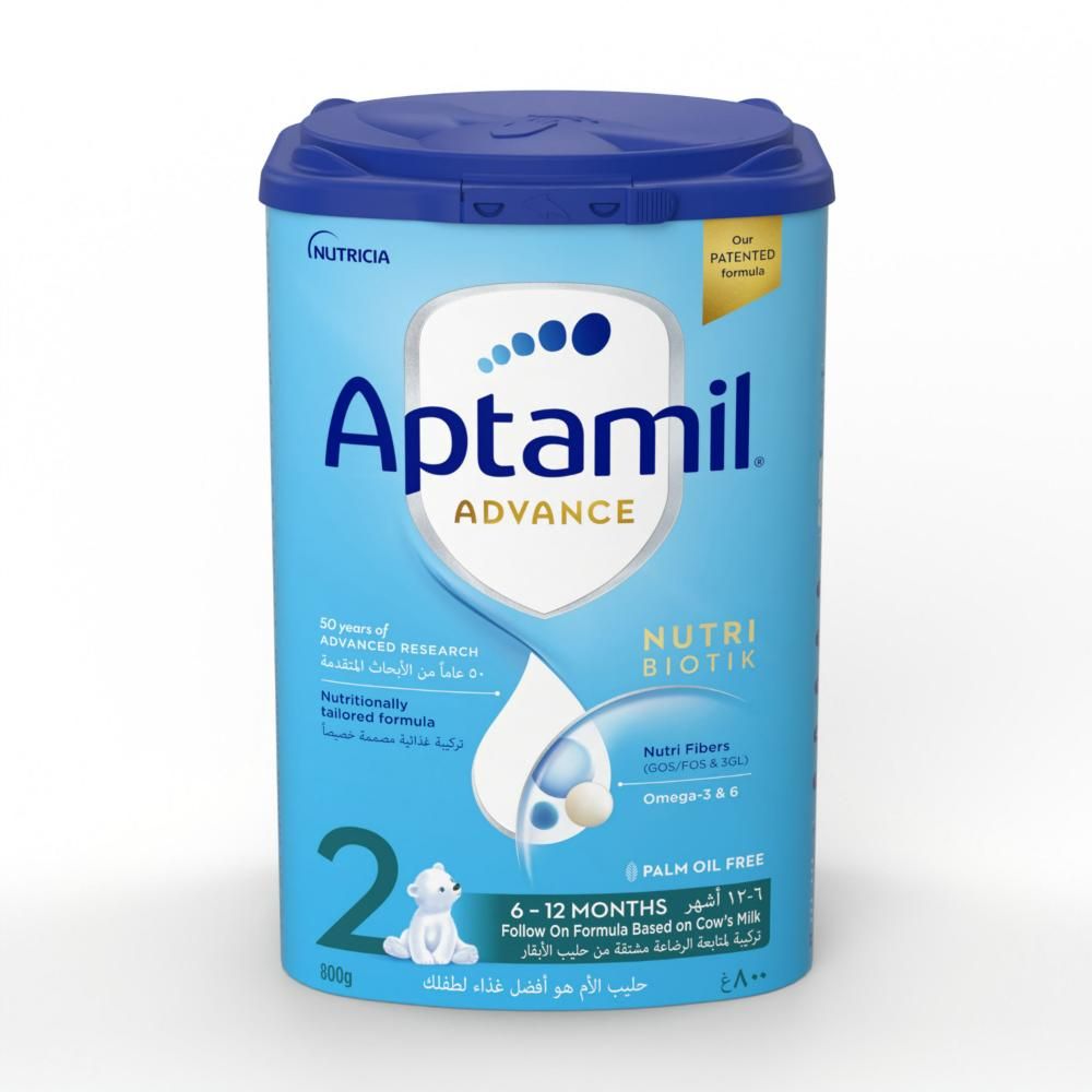 Aptamil - Advance 2 Palm Oil Free Follow On Formula - 800 g