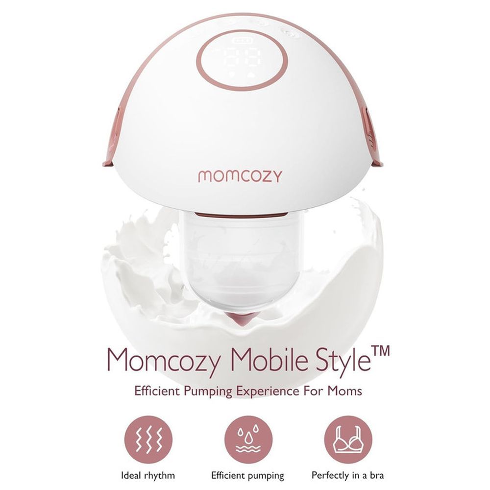 Momcozy - Mobile Style M6 Breast Pump - Cozy Red