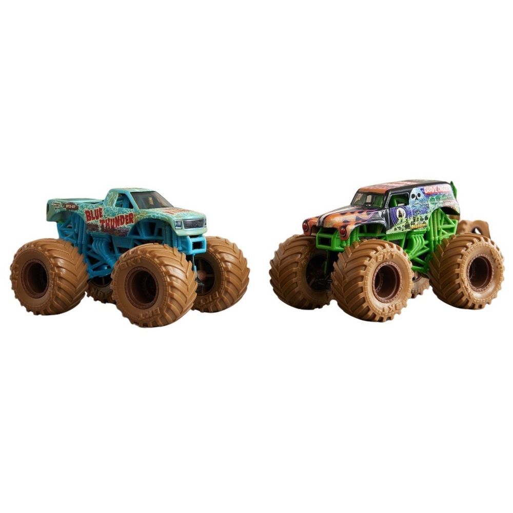 Monster Jam - Mystery Mudders Monster Truck - Style May Vary - 2 Pcs