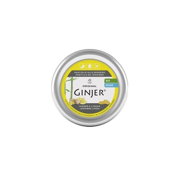 Ginjer - Original Organic Pastille - Lemon Flavour - 40 gm