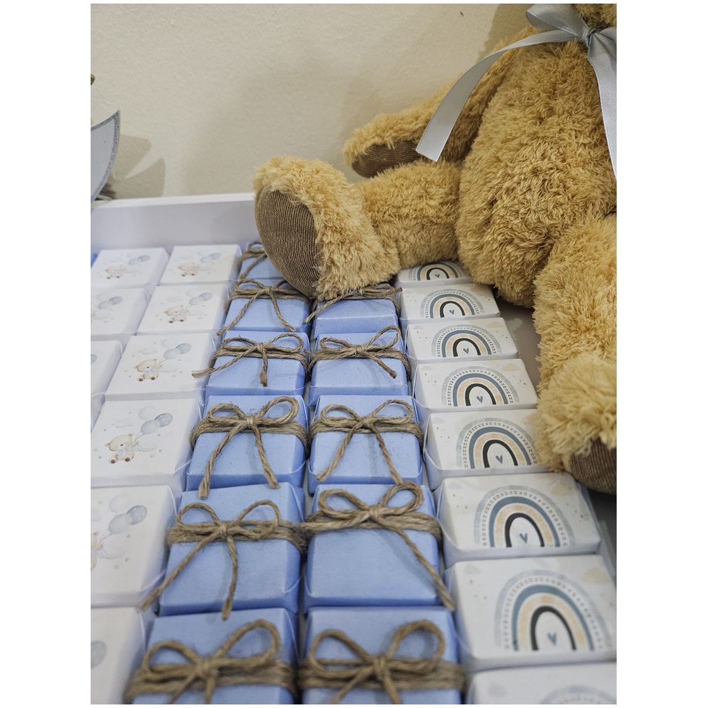 Dream Day Design - Teddy Bear Tray - Blue - 55 Pcs