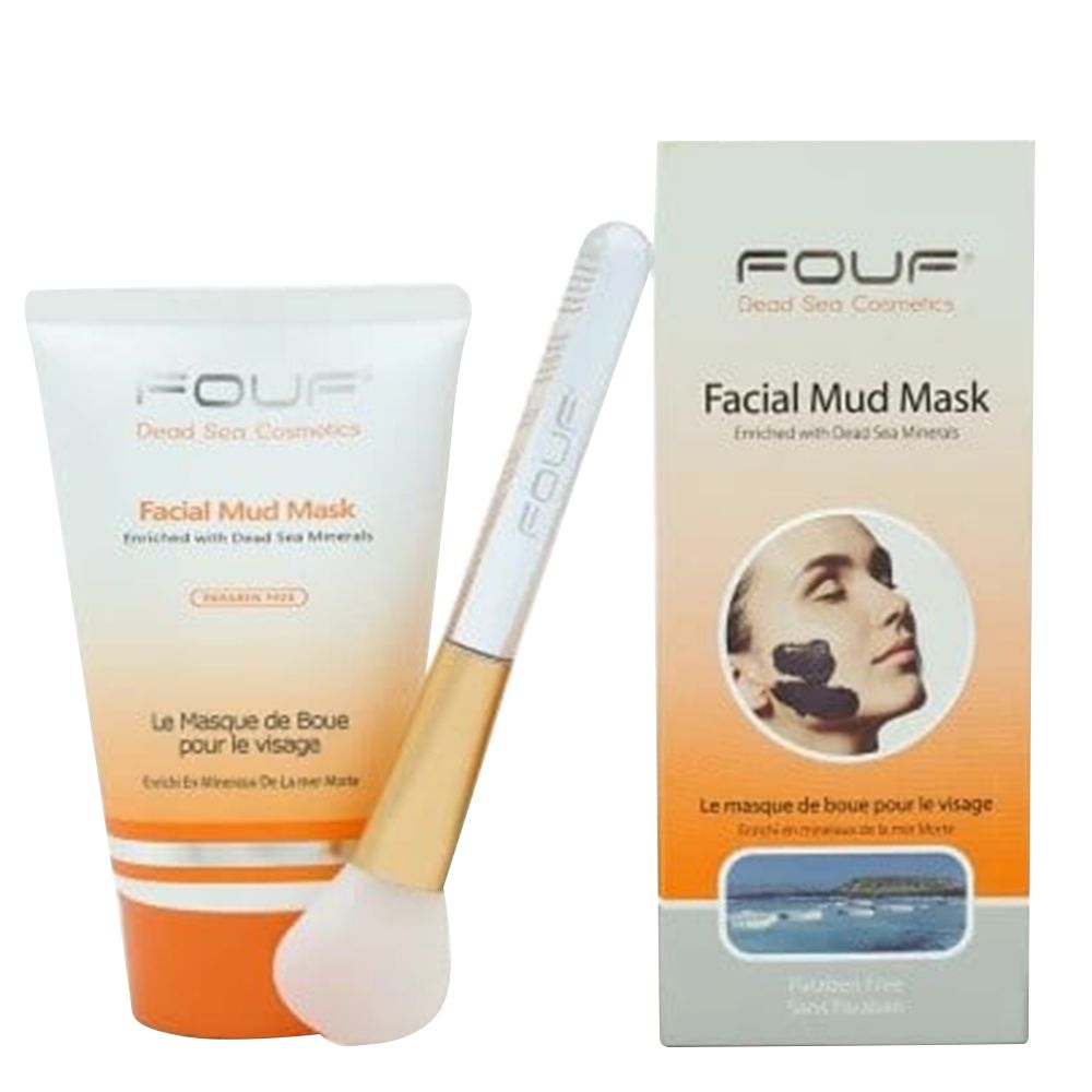 Fouf - Facial Mud Mask w/ Brush - 125 ml