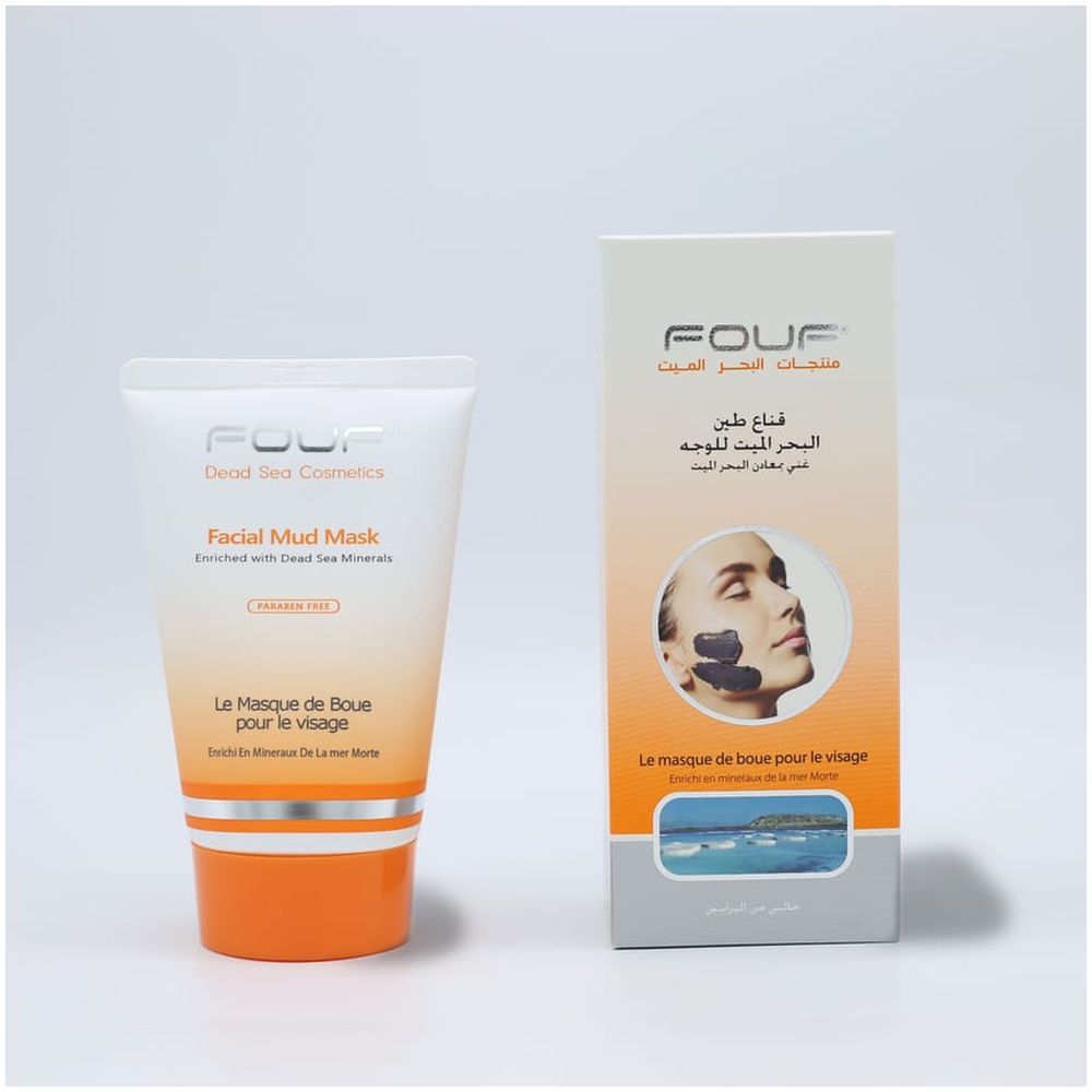 Fouf - Facial Mud Mask w/ Brush - 125 ml