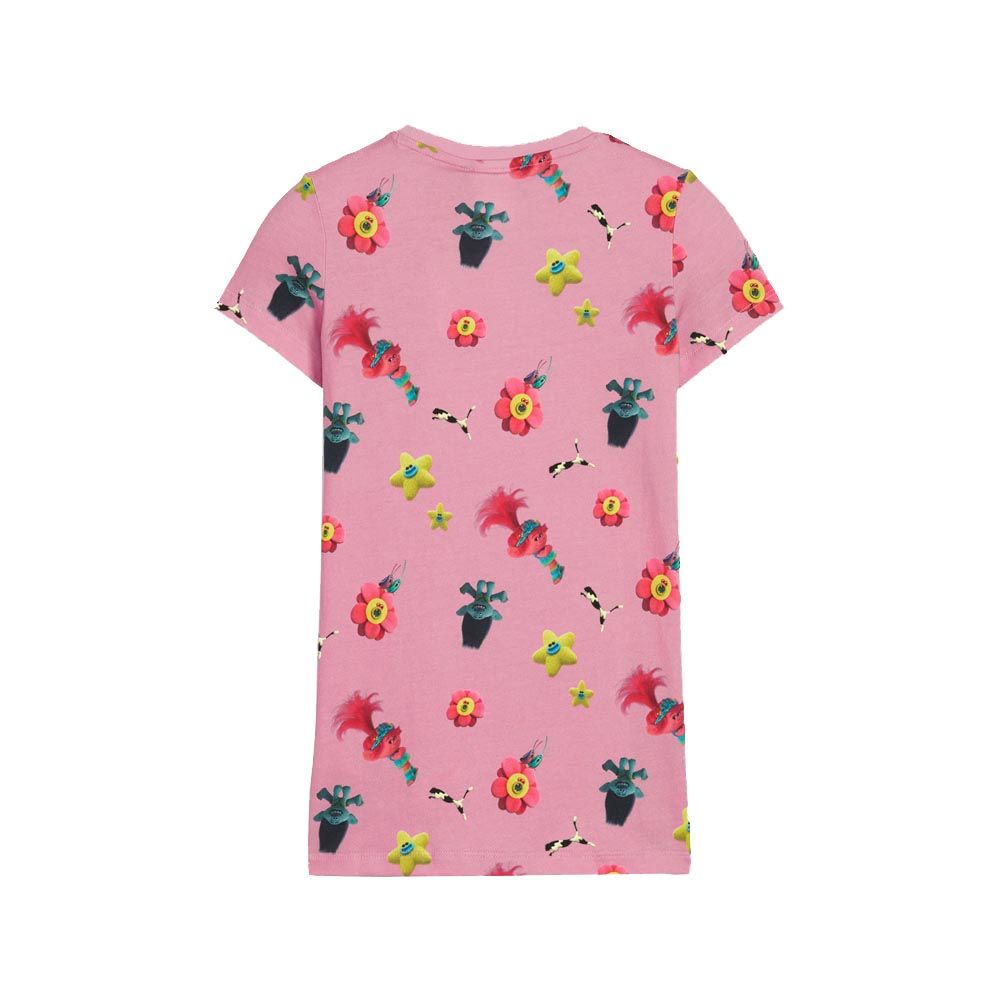 Puma - X Trolls Elongated T-Shirt - Pink