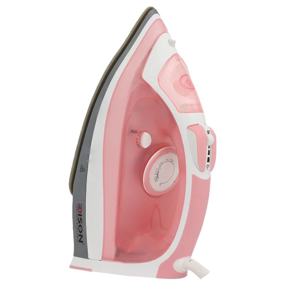 Edison - Full Ceramic Steam Iron - Pink - 280 ml - 2200W