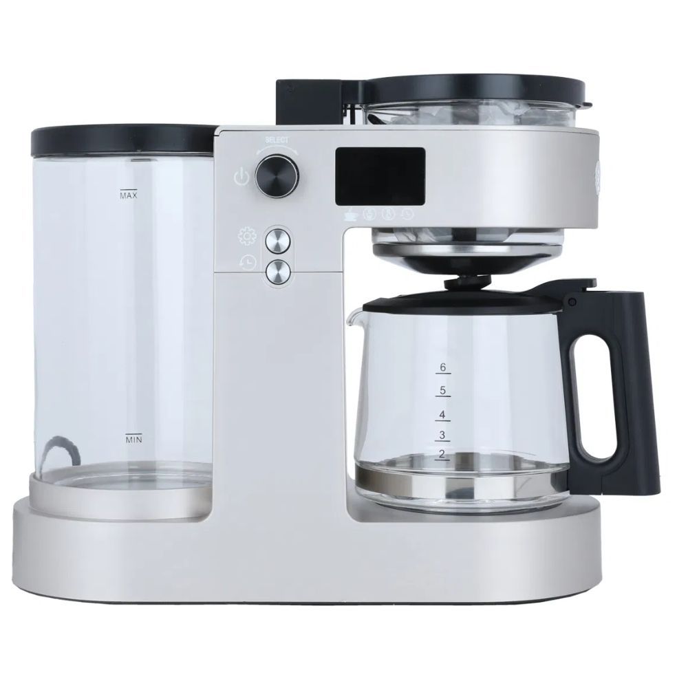 Edison - 3-In-1 Electric Drip Coffee Maker - White - 1.6 L - 800 W