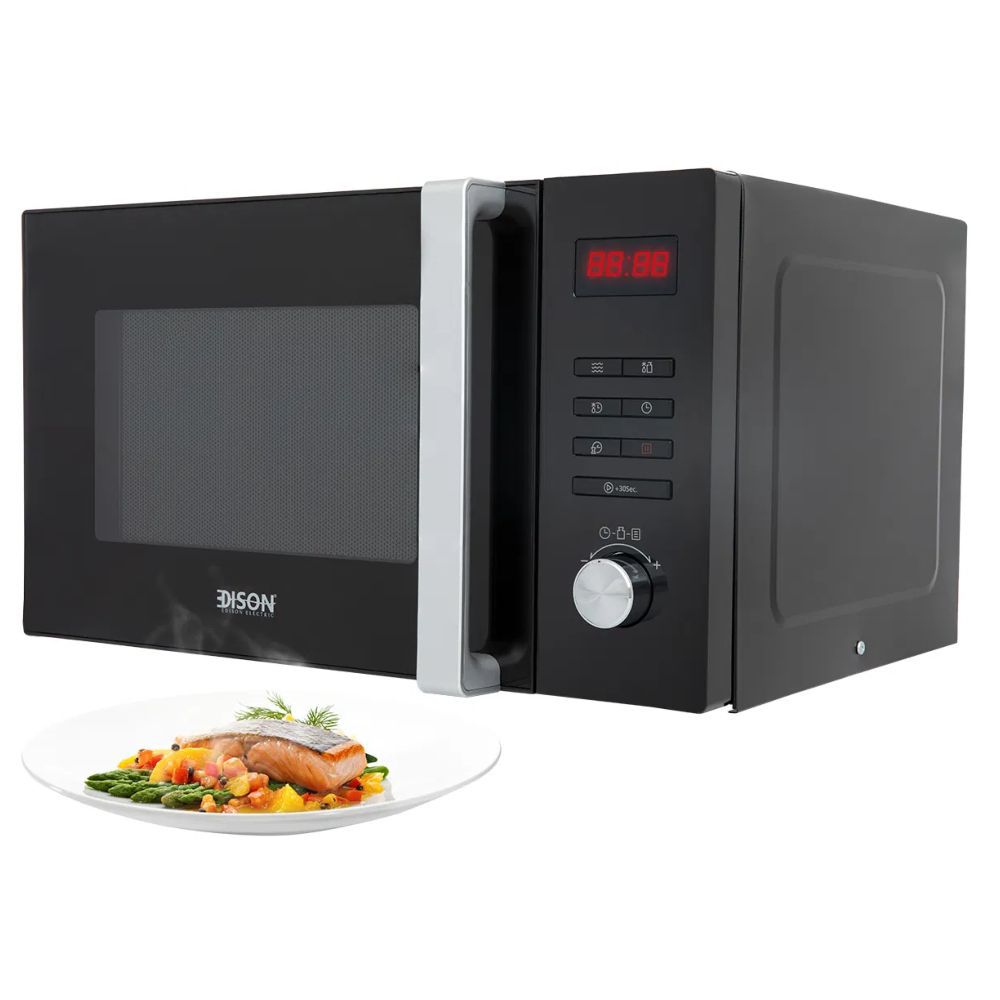 Edison - Electric Digital Microwave - Black - 25 L - 800 W