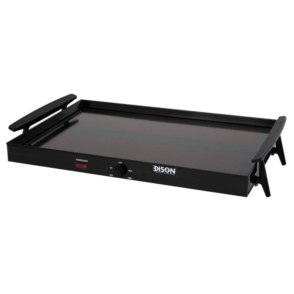 Edison - Multi-Purpose Grilling And Heating Tray - Black- 600 W