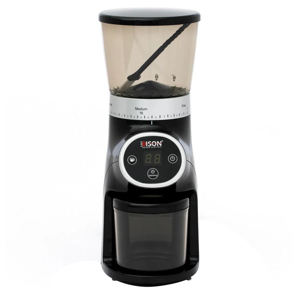 Edison - 31 Speed ​Digital Coffee Grinder - Black - 200 W