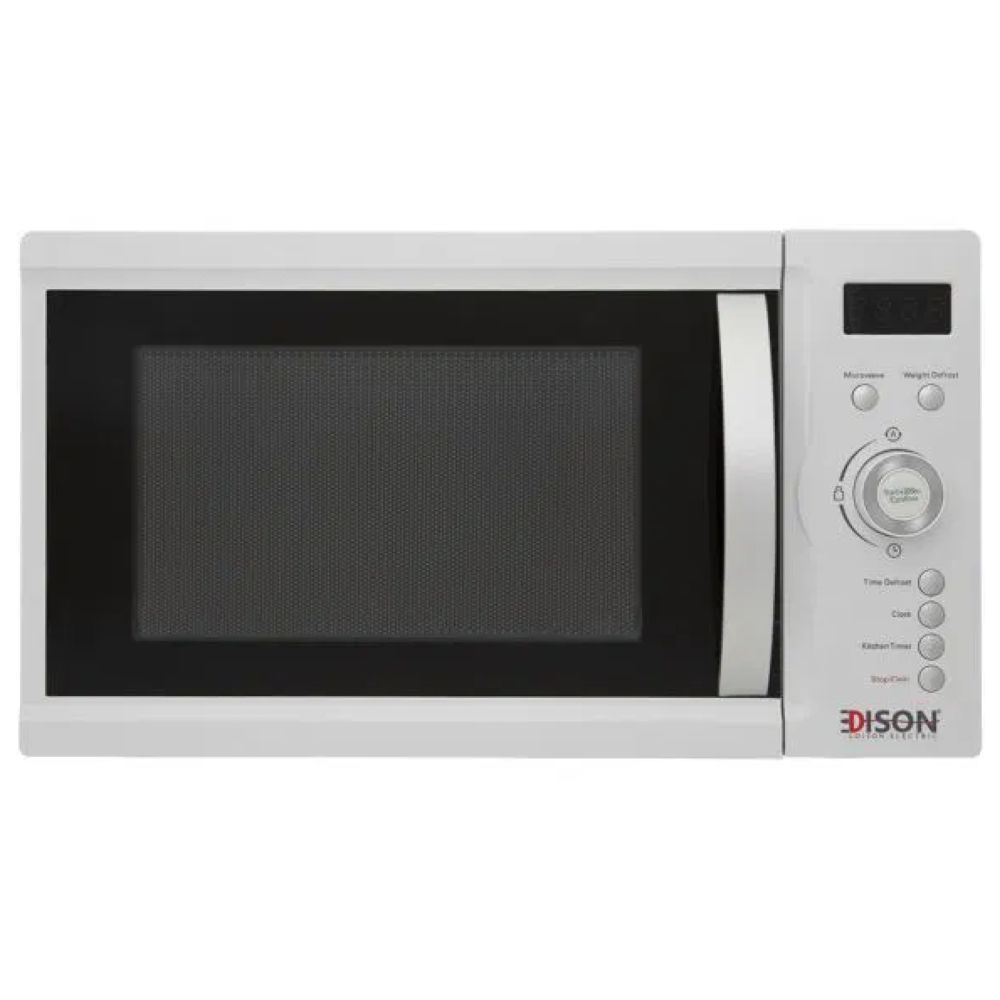 Edison - Microwave Oven - White - 2 3L - 800 W